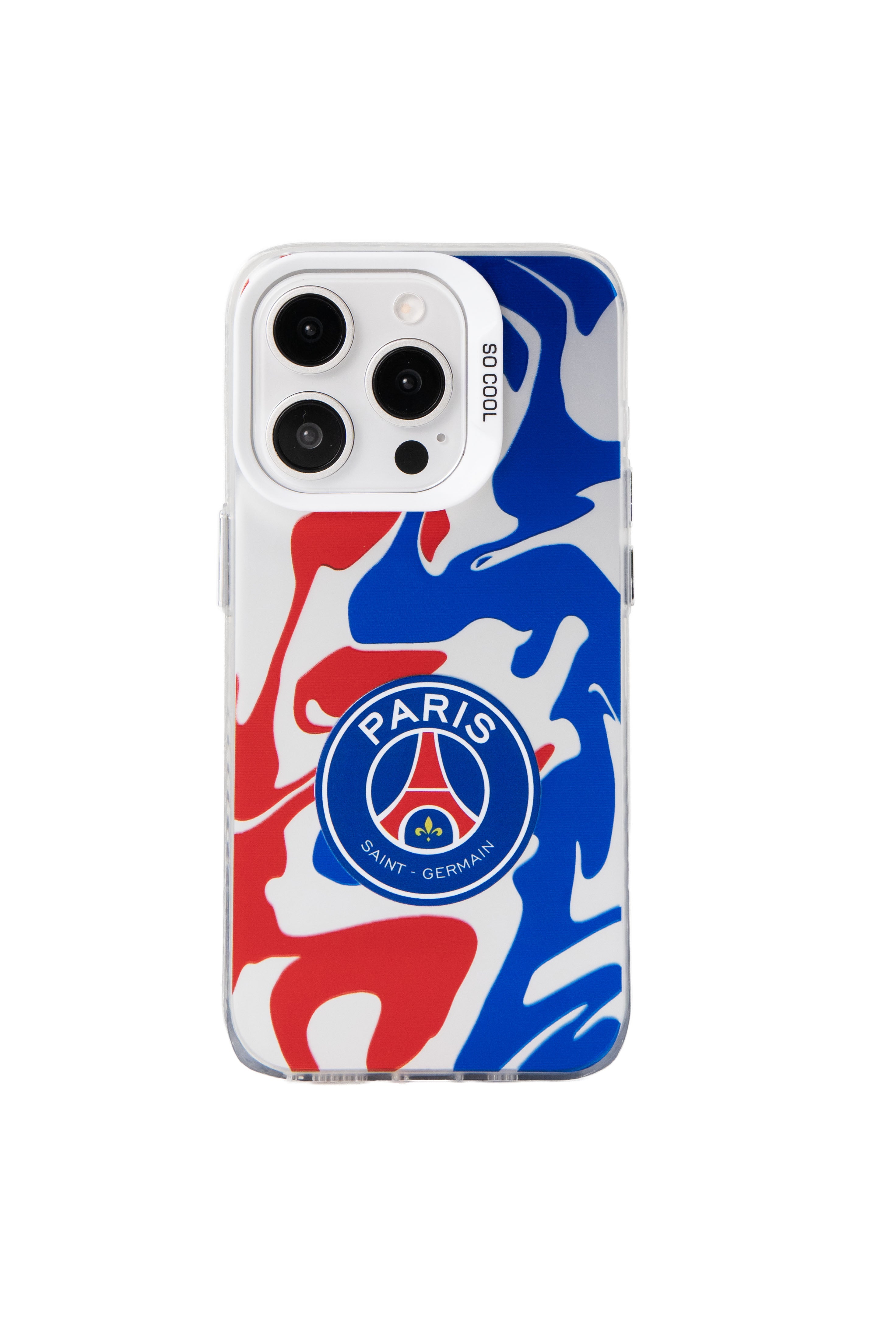 Coque PSG "Rouge & Bleu"